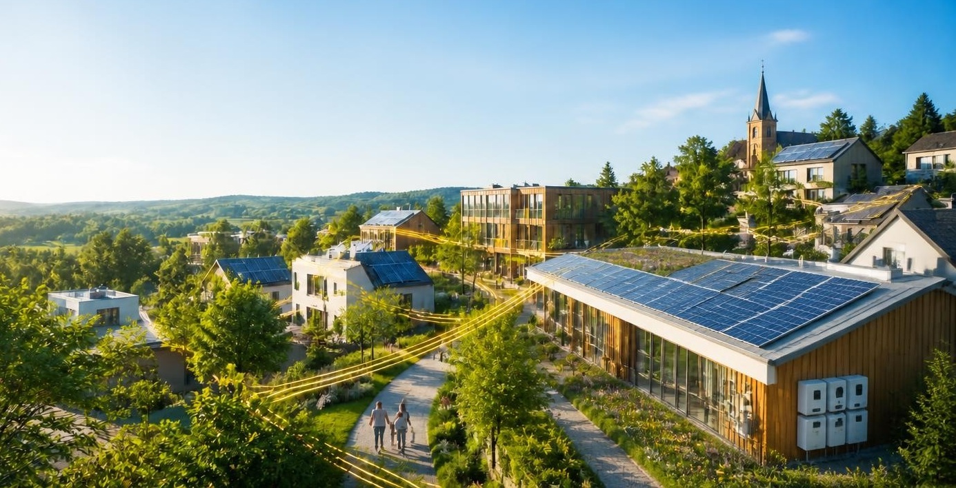 Toiture solaire de quartier